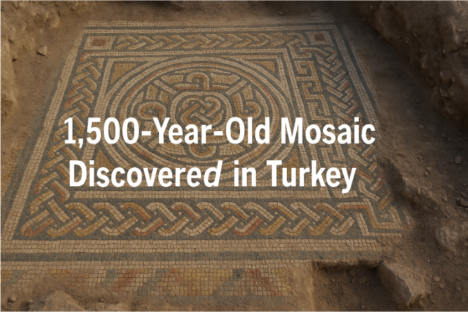 1,500-Year-Old Mosaic Discovered in Turkey: A Glimpse into the Past